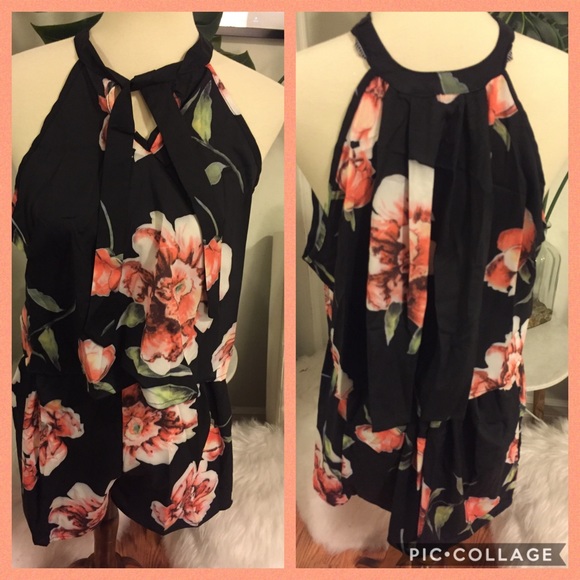 Feminine! Two Piece Romper S/M/L - Picture 2 of 8